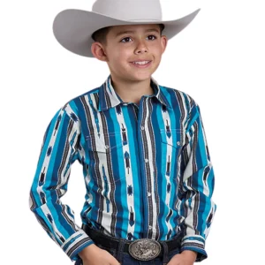 Chemise western 2843 Vintage Vertical Aztec Snap - Garçon