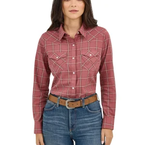 Chemise Western à boutons-pression Essential - Femme