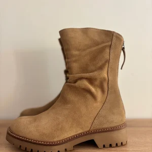 DUNK CUIR VELOURS BEIGE