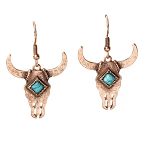 Boucles d'oreille Boho Longhorn