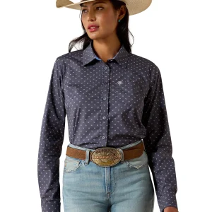 Chemise Kirby Stretch Ombre Blue Horseshoe - Femme