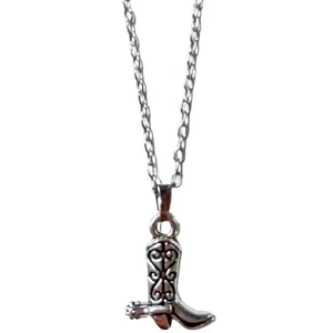 Collier botte de cowboy éperon