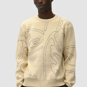 Allover Circle Logo Knit