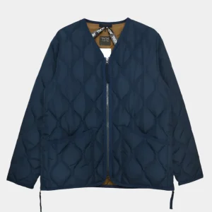 Veste Military Zip V Neck Down