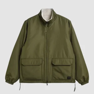 Non Down Military Reversible Boa Hi Neck JKT