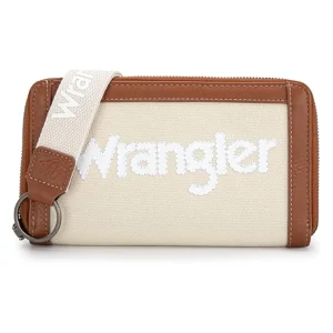 Porte-Monnaie Leather Trim Canvas