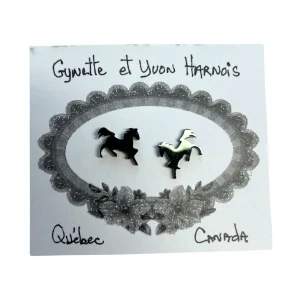 Boucles d'oreilles cheval
