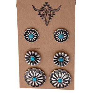 Kit de boucles d'oreille fleur