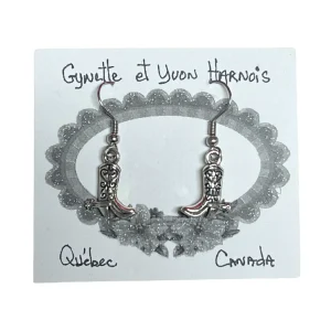 Boucles d'oreilles pendantes Cowboy boots