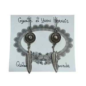 Boucles d'oreilles capteur de rêve