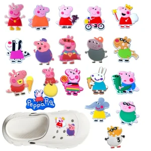 Clips pour Chaussures Peppa Pig