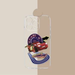 Coque Cars Transparente iPhone Circuit