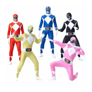 Costume de super-héros Power Ranger Mighty Morphin