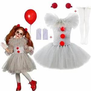 Costume Robe Tutu Joker Fille