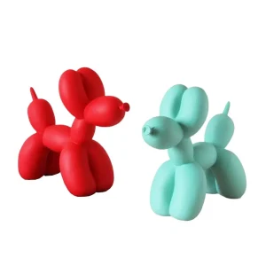 Décoration Moderne en Résine Chien Ballon