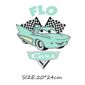 Ecusson Thermocollant Cars - Flo