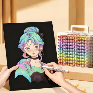 Ensemble Feutres Brosses Acryliques