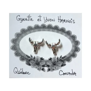 Boucles d'oreilles mini longhorn