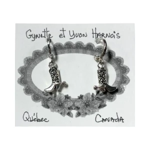 Boucles d'oreilles Premium botte western