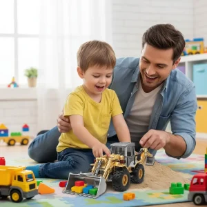 Jouet Tracteur véhicule chantier miniature