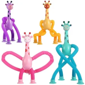 Jouets anti-stress Girafe ventouse