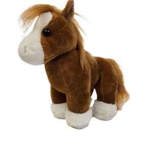 Peluche poney liste blanche