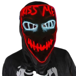 Masque Halloween LED Néon
