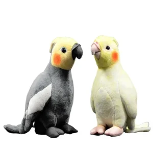 Peluche Animal Perruche Calopsitte 18cm