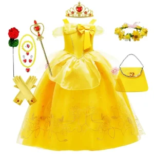 Robe Princesse Belle Cosplay La Belle et la Bête