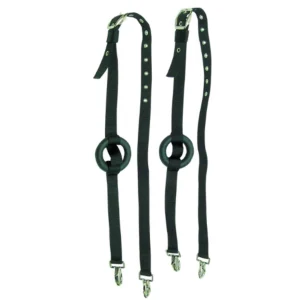 Rêne élastique à beignes pour la longe